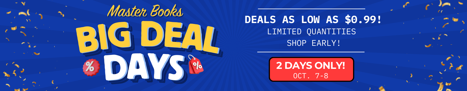 Shop Master Books' Big Deal Days & Save BIG!
