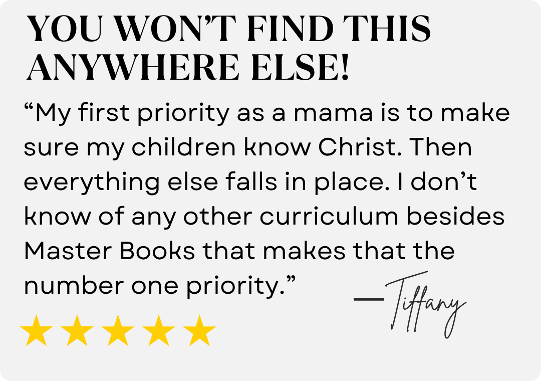 Master Books Homeschool Curriculum