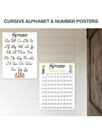 Cursive Alphabet and Number Posters