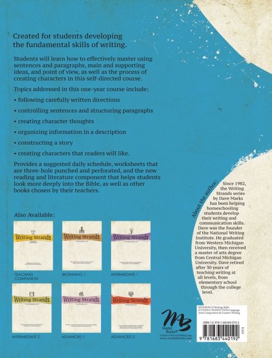 Writing Strands: Beginning 2 - Grade 5 - Grade 6 - Grade 7 - Grade