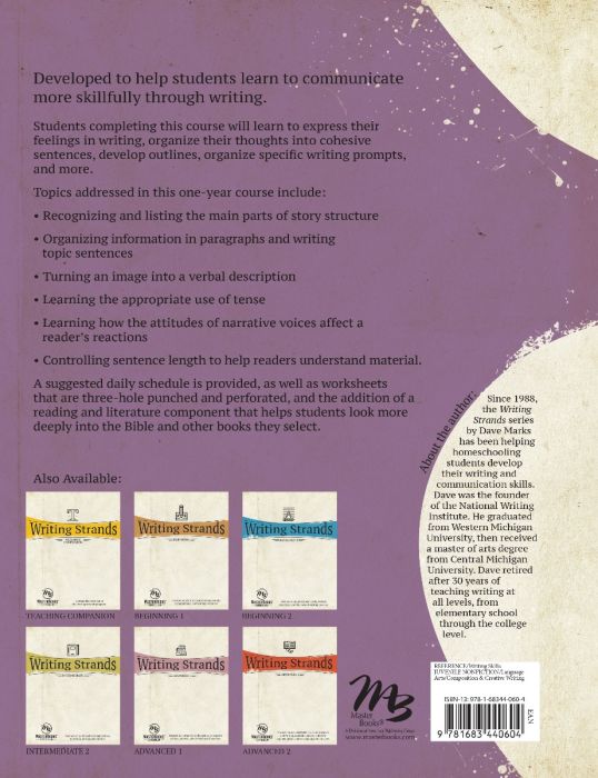 Writing Strands: Intermediate 1 - Grade 7 - Grade 8 - Grade 9
