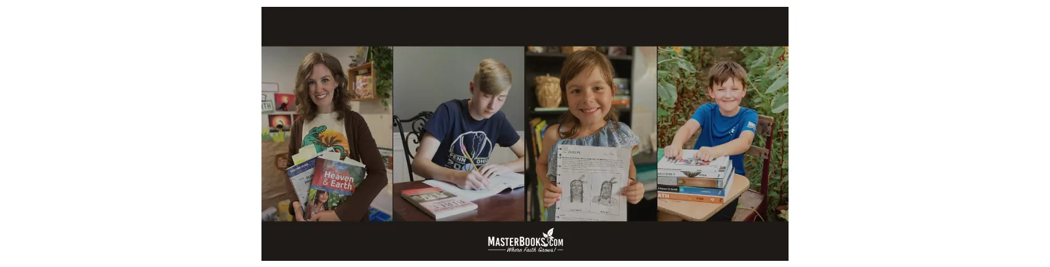 Master Books homeschool curriculum shorter lessons work