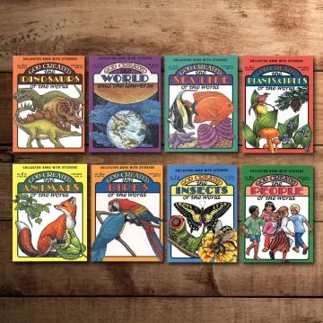 God Created Coloring and Sticker Book (Complete Set)