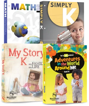 Grade K - Basic 4 Subject Set