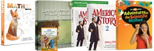 4th Grade Homeschool Curriculum Package | Basic 4 Subject Set