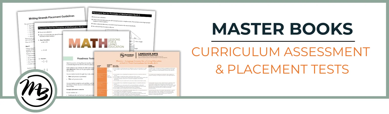Homeschool Placement Tests: Math and Language Arts