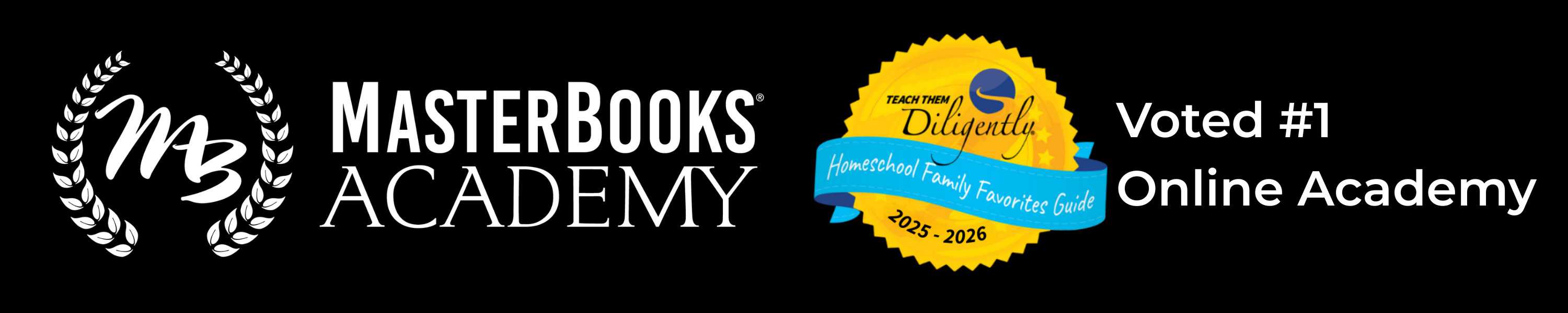 Voted the #1 Online Academy in the Teach Them Diligently Family Favorites Awards
